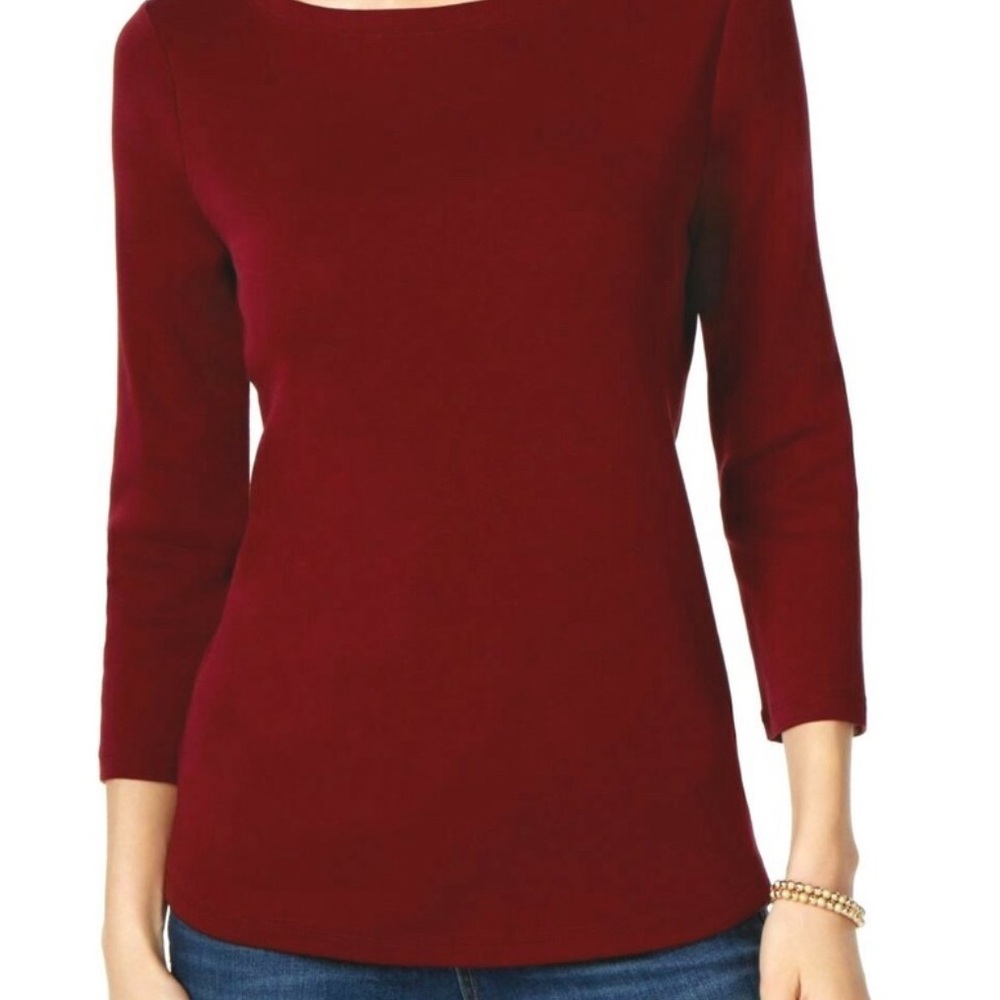 Charter Club Women's Red Top